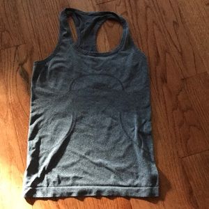 Lululemon gray racer back tank